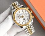 Rolex Oyster Perpetual 9100 Movement 904L Steel 41mm Gold Men Watch